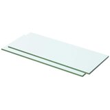  Ploče za police 2 kom staklene prozirne 50 x 15 cm | shoptok.hr