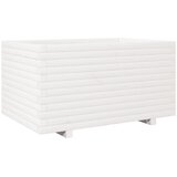  Vrtna sadilica bijela 90x60x49,5 cm od masivne borovine | shoptok.hr