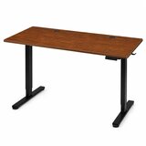  Električni radni stol 140x60 cm, podesiva visina 72-118 cm, tamni hrast ModernHome Slike