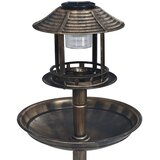  Ukrasna ptičja kupka sa solarnim LED svjetlima plastična | Eponuda.ba