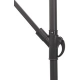 vidaXL Vrtni suncobran s čeličnom šipkom smeđi 269x269x235 cm | shoptok.hr