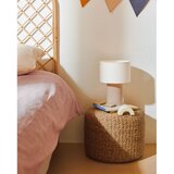 Kave Home Bijela/bež stolna lampa s tekstilnim sjenilom (visina 29 cm) Bianella – | shoptok.hr
