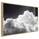  Plakat Discover the Infinite Play of Sunlight – Clouds and Shadows in the Sky 60x40 Zlatni okvir | shoptok.hr