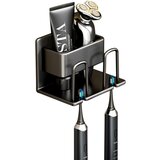 Generic Stensko držalo za zobno ščetko za kopalniški organizator Držalo za zobno ščetko iz aluminijeve zlitine Stensko stojalo za električno zobno ščetko Caddy za kopalnico z 2 režama za zobno šč, (21126313) | Shoptok.si