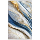 Mila Home modra pralna preproga 160x230 cm golden spill – Cene