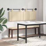  Držeće uzglavlje Zidne Jednobojno Krema 150 x 55 x 5 cm tkanina - Krema 140 cm bez LED svjetla | shoptok.hr