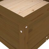  Vrtna sadilica boja meda 82,5 x 82,5 x 39 cm masivna borovina | shoptok.hr