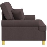  XXL fotelja s jastucima Tamno smeđa Tkanina - Tamno smeđa 85 cm | shoptok.hr