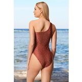 Hunkemöller Enodelne kopalke 'Ari' karamel / bela | Shoptok.si