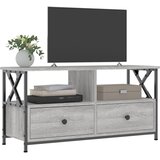 TV ormarić siva boja hrasta 90 x 33 x 45 cm od drva i željeza | Eponuda.com