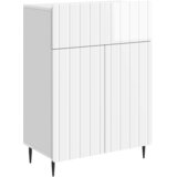  Kreveta s ladicama Bijela visokog sjaja 66 x 34,5 x 92 cm | shoptok.hr