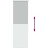 vidaXL Rolo zavjesa Blackout svijetlo siva 40x130 cm Širina tkanine | shoptok.hr