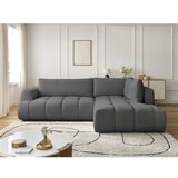 Bobochic Paris Tamno siva sklopiva/s prostorom za odlaganje kutna garnitura (s desnim kutom/u obliku slova L) Fuji – | shoptok.hr