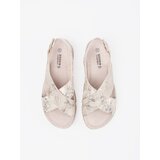 GOODIN Light beige flat sandals | shoptok.hr