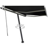  Prostostoječa ročna zložljiva tenda 350x250 cm antracitna, (20728534) | Shoptok.si
