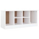  Klupa za cipele ALTA bijela 100 x 35 x 45 cm masivna borovina | shoptok.hr