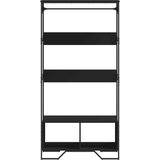  Ormar crni 90 x 50 x 180 cm od konstruiranog drva | shoptok.hr