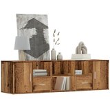 vidaXL kutni ormarić boja starog drva 160x40x45 cm konstruirano drvo | shoptok.hr