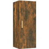 Maison Chic Stenska omarica - Zidna omarica dimljeni hrast 34,5x34x90 cm konstruiran les iu47, (22062875) Cene