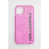 Karl Lagerfeld Etui za telefon Iphone 14 Plus 6,7" roza barva