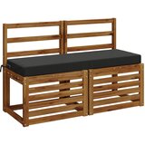  Jastučić za klupu SOEST 100% poliester Antracit 120 x 40 x 8 cm Slike