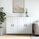  Zidni ormarići 2 kom bijeli od konstruiranog drva | shoptok.hr