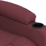 Masažna fotelja od tkanine crvena boja vina | Eponuda.com