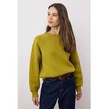 TRENDYOLMILLA ženski duks Twoaw24Sw00104, Maslinasto zelena Cene