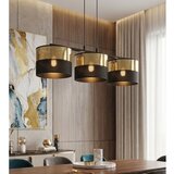  visilica na sajli lux 3xE27/15W/230V crna/zlatna | Eponuda.com