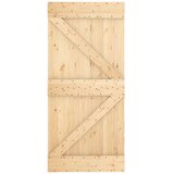  Vrata NARVIK Naravna 95 x 210 cm Masiven borov les, (5000215315) | Shoptok.si
