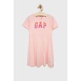 GAP Otroška bombažna obleka roza barva, | Shoptok.si