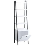 Hanah home polica za knjige lisa black white | ePonuda.com