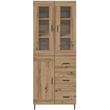  Highboard 2 pcs Umjetnički hrast 69,5 x 34 x 180 cm | Eponuda.com