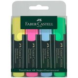 Faber-Castell Marker Fluo 48, 4 kosi Cene