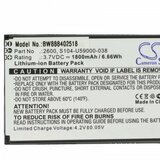 VHBW Baterija za Wiko Sunny 2 Plus, 1800 mAh | shoptok.hr