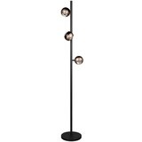 Trio Select Črna/v bronasti barvi LED stoječa svetilka (višina 150 cm) Orbit – | Shoptok.si