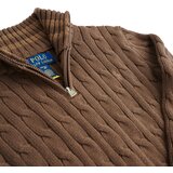 Polo Ralph Lauren LS HZ-SWEATER-PULLOVER Smeđa | shoptok.hr