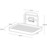 YAMAZAKI Crna metalna samoljepljiva posuda za sapun Film Hook – | shoptok.hr