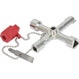 Ks Tools Univerzalni ključ za tehnične omarice, širina 71 mm, dolžina 71 mm Cene