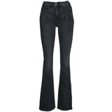 Liu Jo Kavbojke bootcut UF3138 Črna Cene