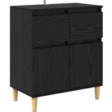 VidaXL Strani &amp;scaron;al Črna Orehovina 60 x 35 x 70 cm Konstruiran les, (5000108121) Slike