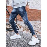 DStreet Spodnie męskie jeansowe typu bojówki niebieskie | shoptok.hr