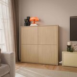 CARRYHOME Visoka Komoda Alice, Barva Hrasta | Shoptok.si