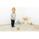 Zopa drvena igračka guralica Dinosaur blue | shoptok.hr