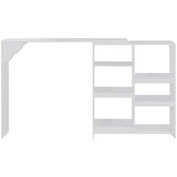 vidaXL barski stol s pomičnom policom bijeli 138 x 39 x 110 cm | shoptok.hr