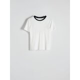 Reserved Ladies` t-shirt - bela | Shoptok.si