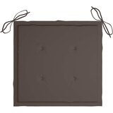  Jastuci za vrtne stolice 4 kom smeđesivi 40x40x4 cm od tkanine | shoptok.hr