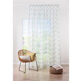 Mendola Fabrics Bela/zelena prosojna zavesa 300x260 cm Seva – | Shoptok.si