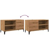 vidaXL Omarica za gramofonske plošče artisan hrast 84,5x38x48 cm | Shoptok.si