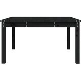  Vrtni stol crni 82,5 x 82,5 x 45 cm od masivne borovine | shoptok.hr